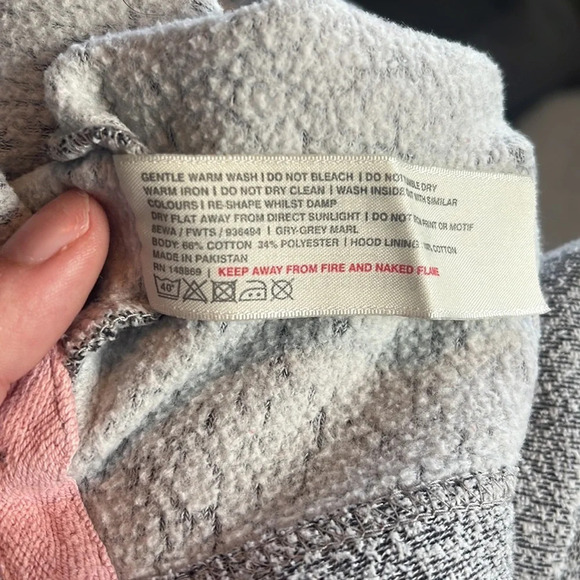 Fat Face UK British Designed Grey Hoodie - Picture 4 of 5